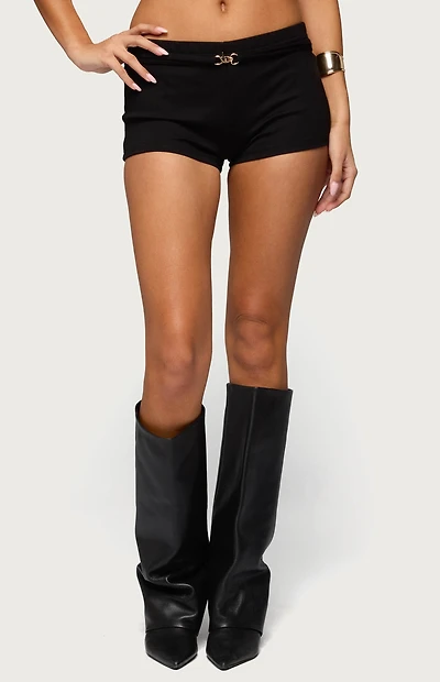 Edikted Mischa Belt Micro Shorts