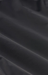 Fear of God ESSENTIALS Black Nylon Fleece Mock Neck Sweatshirt