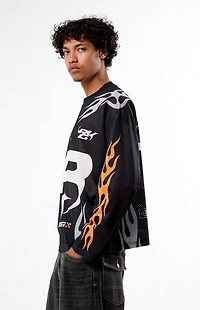 Pacsun Revenge Long Sleeve Mesh Jersey