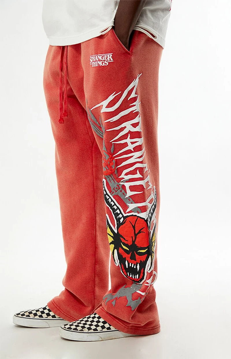 Netflix x Stranger Things Red Hellfire Club Baggy Sweatpants