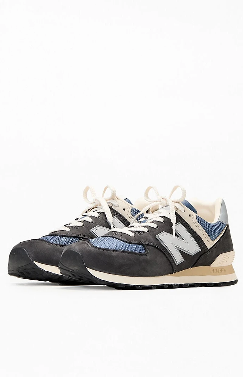 New Balance Black 574 Shoes