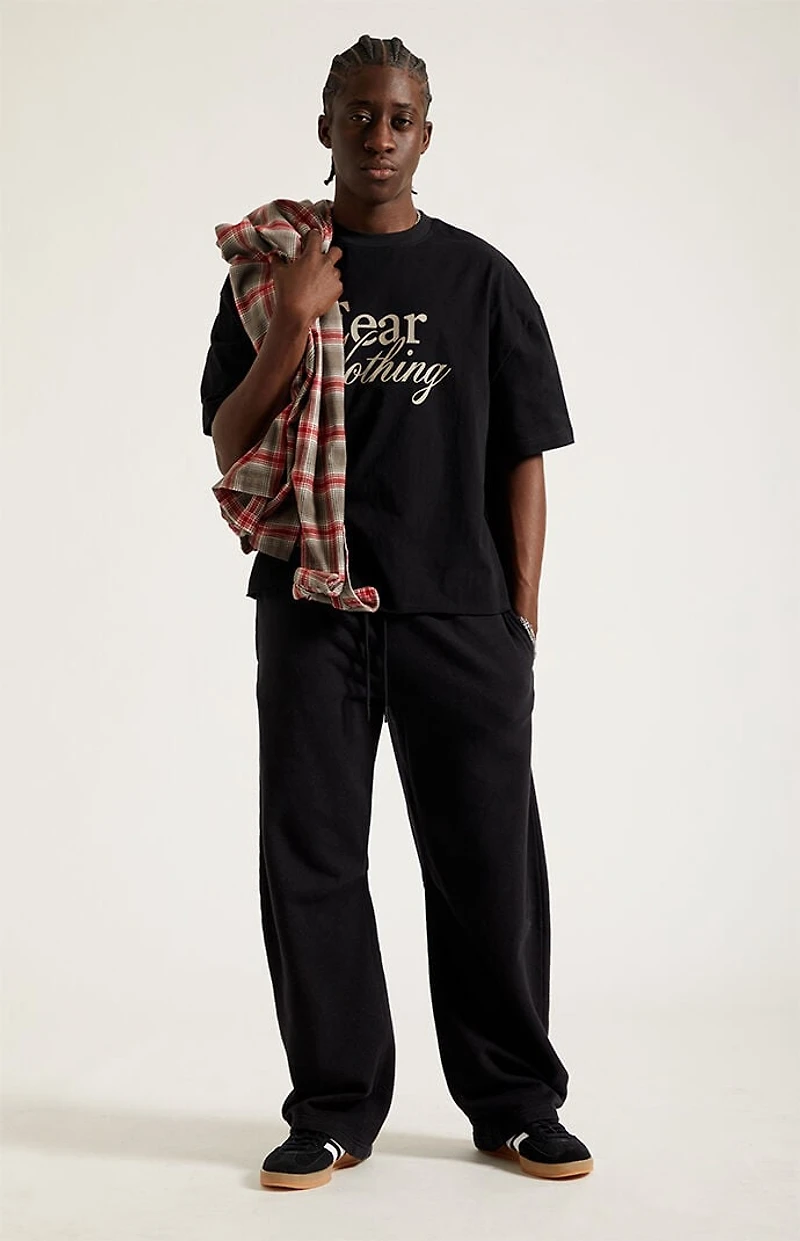 Pacsun Presley Black Barrel Sweatpants