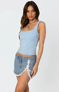 Edikted Ronda Bow Back Tank Top
