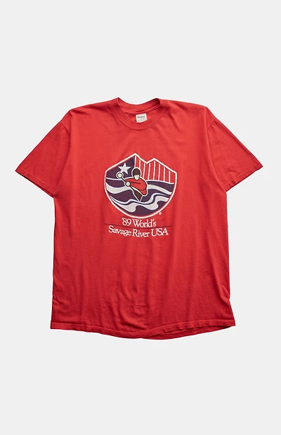 PS VINTAGE '80s World's Savage River USA T-Shirt