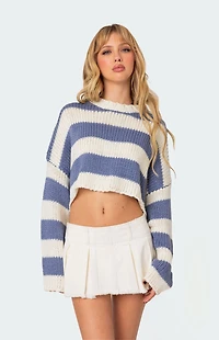 Edikted Ozzy Cropped Knitted Sweater