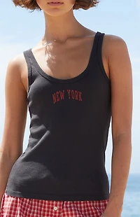 John Galt Black Beyonca New York Tank Top