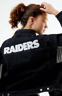 Wild Collective NFL x PacSun Las Vegas Raiders Denim Jacket