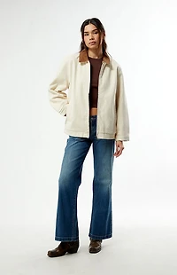 Rhythm Jaimie Corduroy Collar Oversized Work Jacket