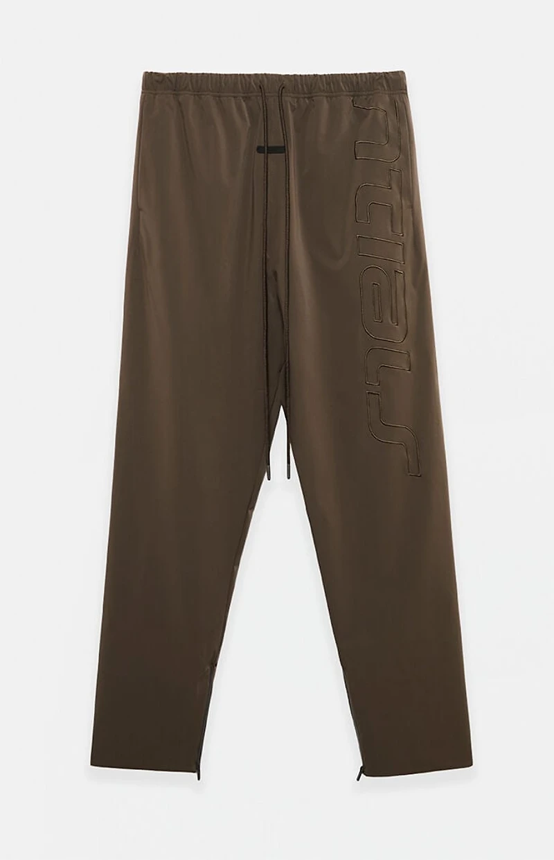 Fear of God ESSENTIALS Brown Active Trace Baggy Track Pants