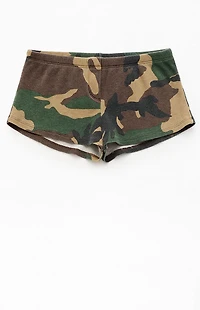 John Galt Camo Waffle Knit Boxer Shorts
