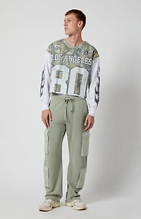 Pacsun Gray Baggy Cargo Sweatpants