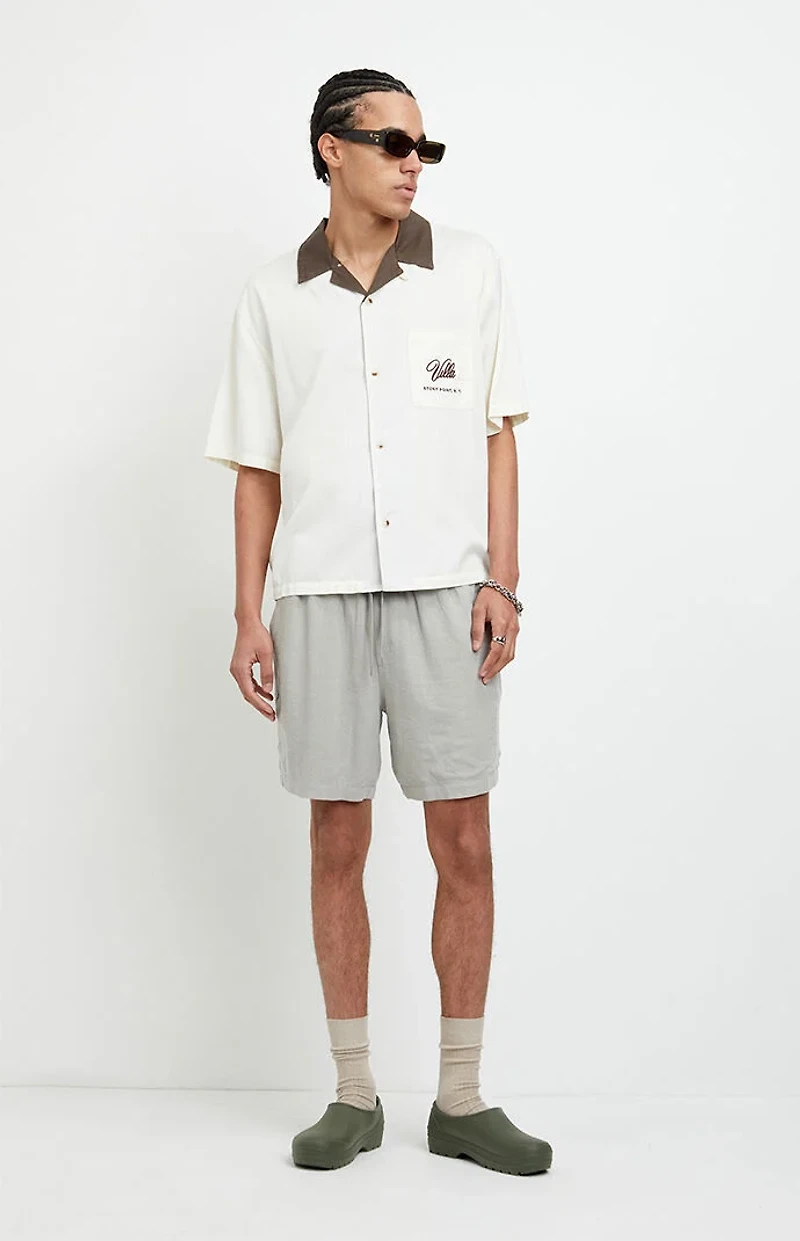 Pacsun Gray Linen Shorts