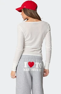 Edikted Hailey Scoop Neck Top