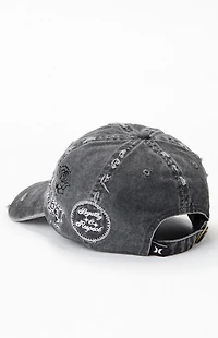 Hurley x Travis Barker Destroyed Strapback Hat