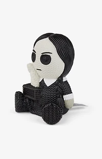 The Addams Family Wednesday Addams With Thing Glow In The Dark 101 Knit Series Vinyl Figure