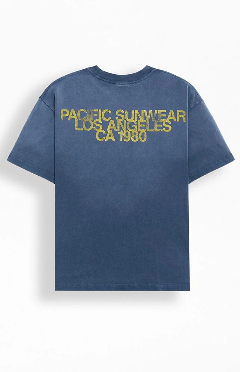 Pacsun Navy Faded T-Shirt