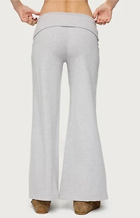 Edikted Petite Wide Leg Fold Over Pants