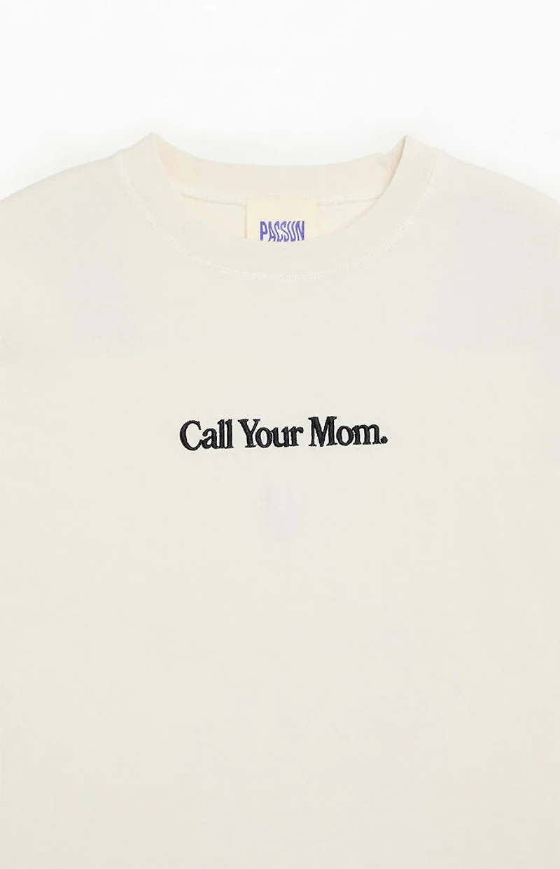 Pacsun Call Your Mom Embroidered T-Shirt