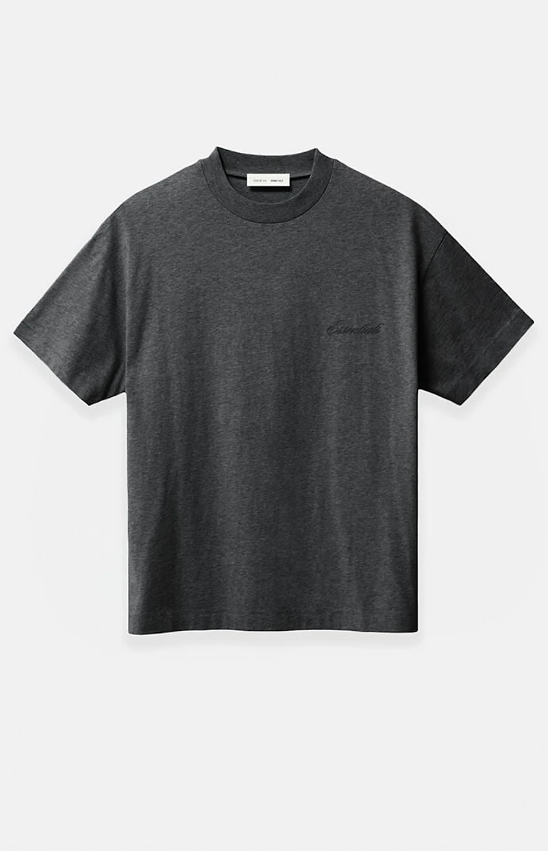 Fear of God ESSENTIALS Charcoal Heather Classic Short Sleeve T-Shirt