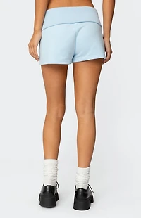 Edikted Super Fold Over Sweat Shorts