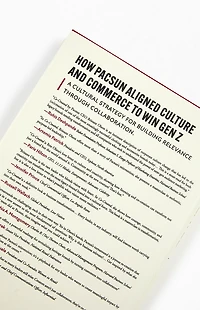 Pacsun Co-Created Book by Brieane Olson
