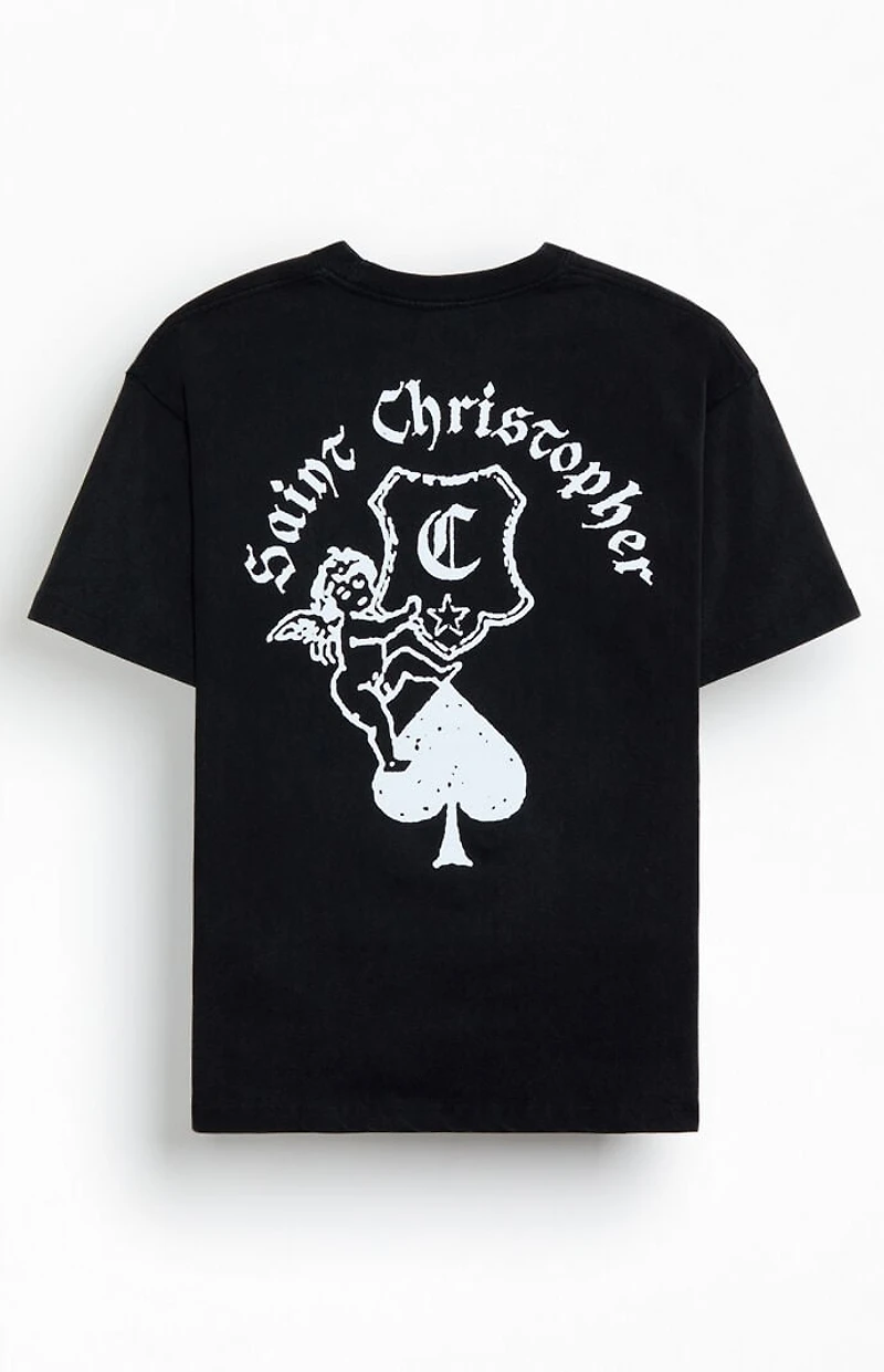 SAINT CHRISTOPHER Cherub Crest T-Shirt