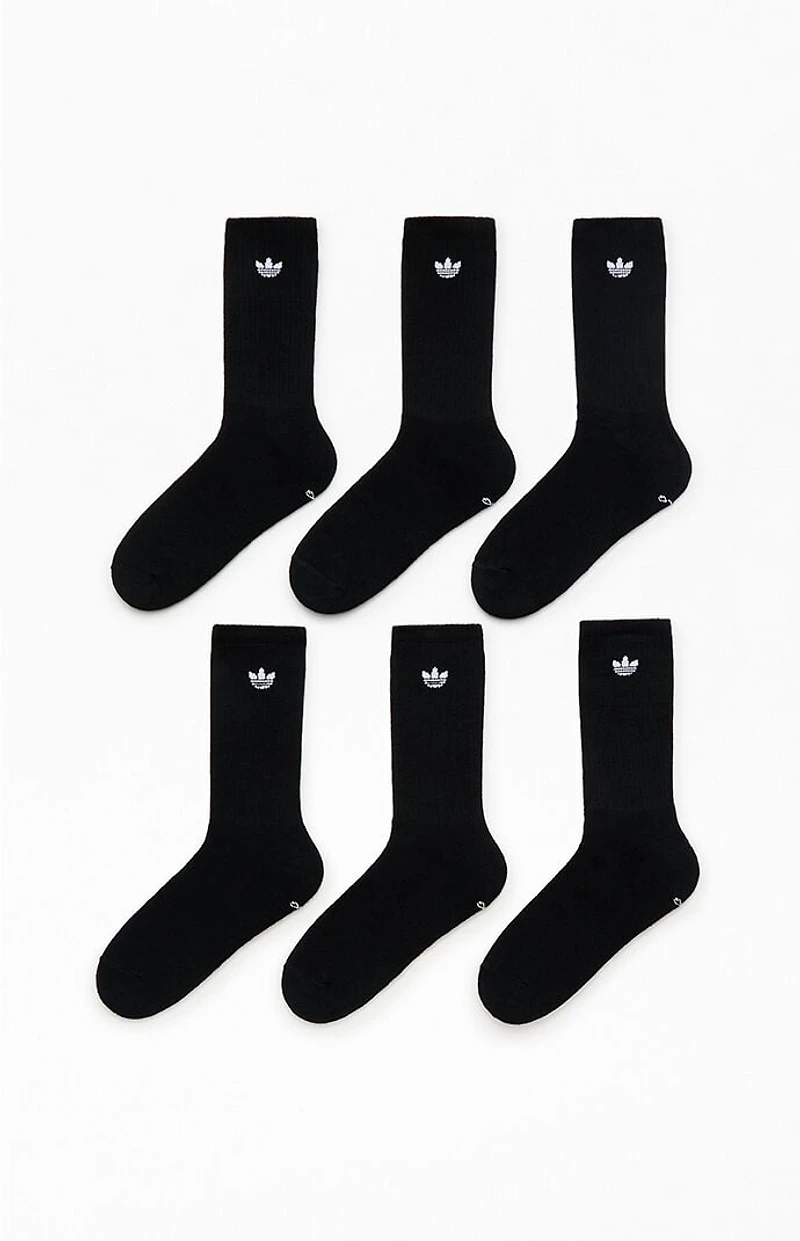 adidas 6 Pack Trefoil Crew Socks