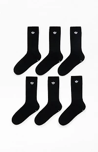 adidas 6 Pack Trefoil Crew Socks