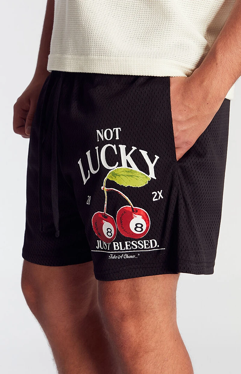 Pacsun Cherry Mesh Shorts