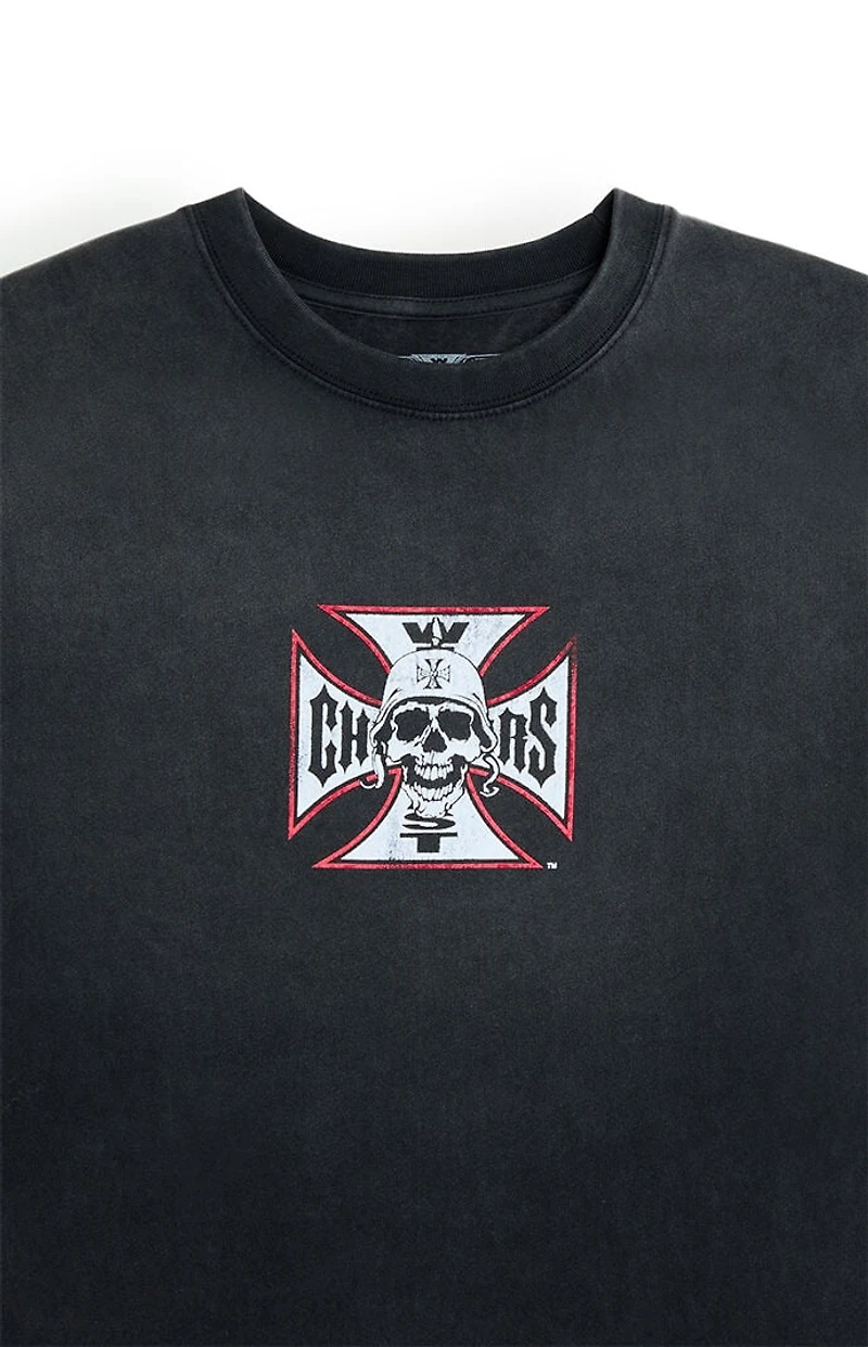 West Coast Choppers Skeleton Cross T-Shirt