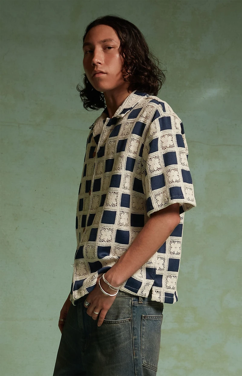 FIELD OF STUDY by Pacsun Checkered Yucca Camp Shirt