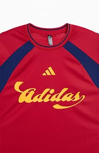 adidas Red Tiro Short Sleeve Jersey