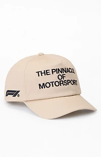 Formula 1 x PacSun Miami Tan Pinnacle Snapback Hat