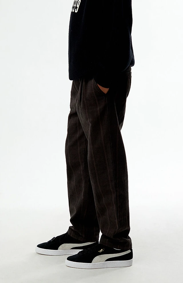 Pacsun Kids Plaid Baggy Trousers