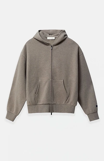 Fear of God ESSENTIALS Homestead Heather Classic Fleece Zip Up Hoodie
