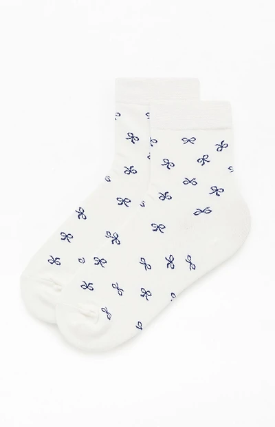 John Galt Bow Ankle Socks