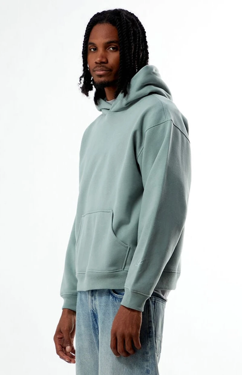 Pacsun Green Solid Hoodie