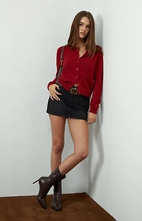 Beverly and Beck Marley Button Down Cardigan