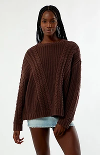 Your Favorite Magnolia Cable Knit Oversized Sweater