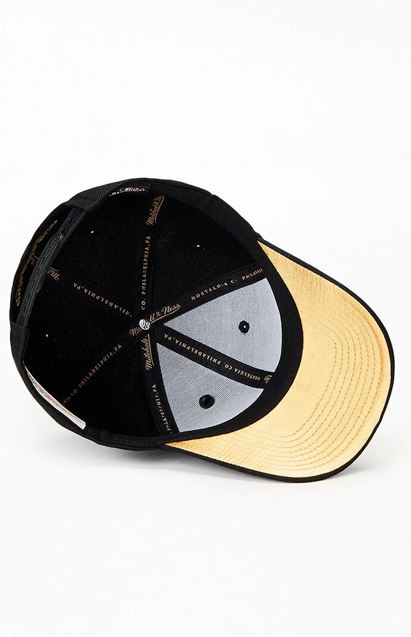 Mitchell & Ness MLB LA Dodgers Gold Pin Pro Snapback Hat