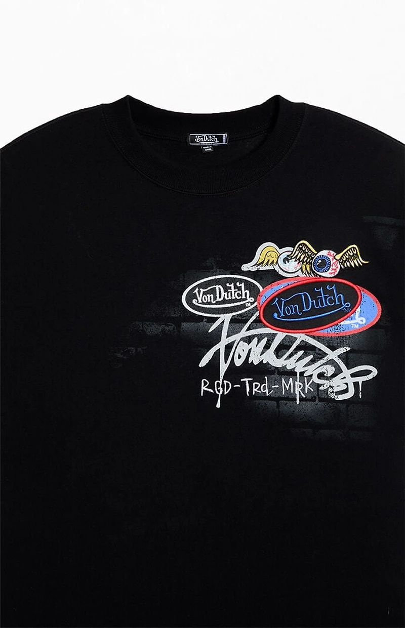 Von Dutch Logos Oversized T-Shirt