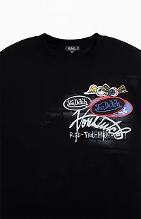 Von Dutch Logos Oversized T-Shirt