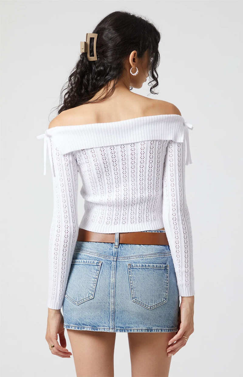 Beverly and Beck Elizabeth Off-The-Shoulder Sweater