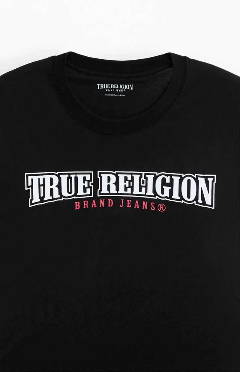 True Religion Flocked World Tour T-Shirt