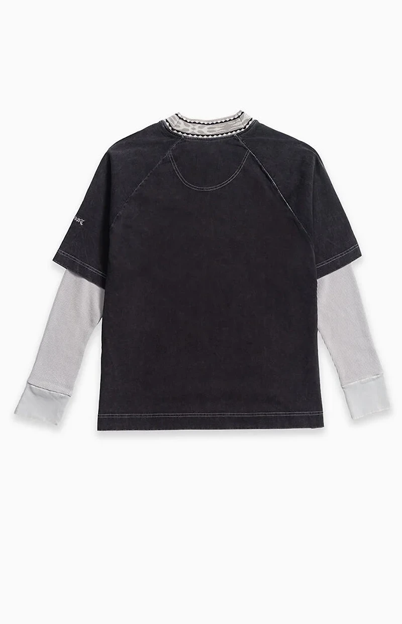 LOST Black Buster 2fer Long Sleeve T-Shirt