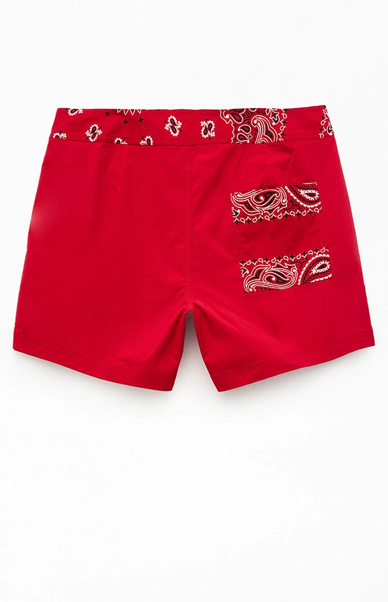 Budweiser by Pacsun Paisley Logo 5" Boardshorts