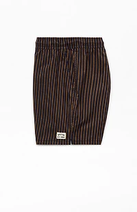 Brixton Striped Everyday Stretch Hybrid 5.5" Swim Trunks