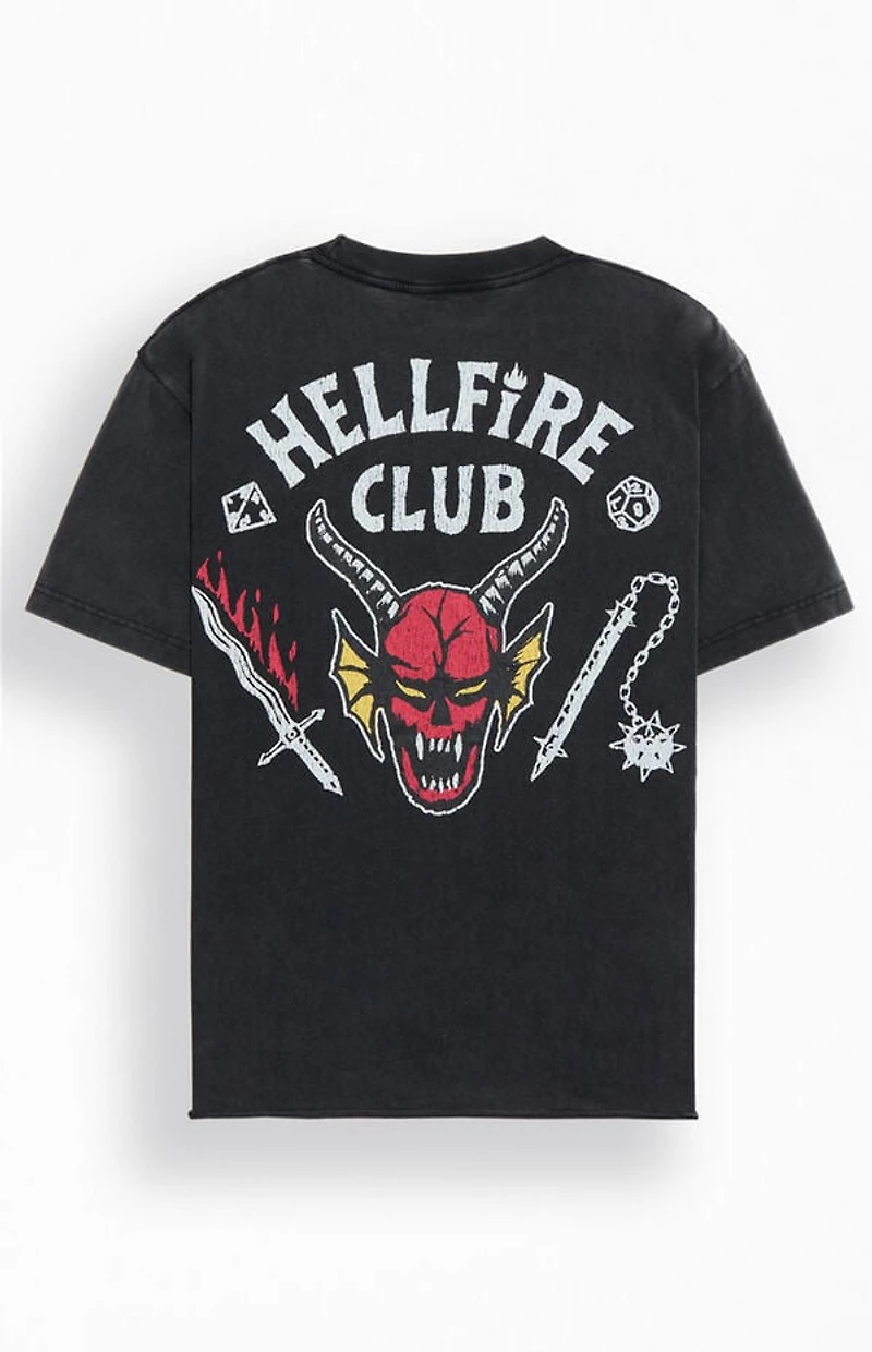 Netflix x Stranger Things Hellfire Club Cropped T-Shirt