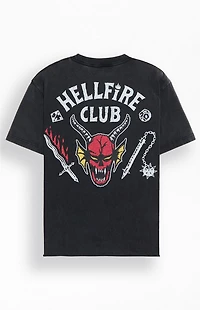 Netflix x Stranger Things Hellfire Club Cropped T-Shirt