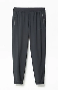 A.R.C. Active Black Nylon Jogger Sweatpants